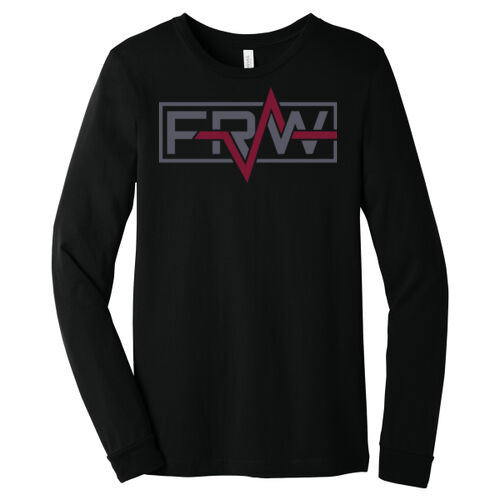 Unisex Jersey Long Sleeve Tee (Black) Thumbnail