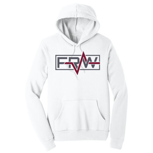 Unisex Sponge Fleece Pullover Hoodie (White) Thumbnail